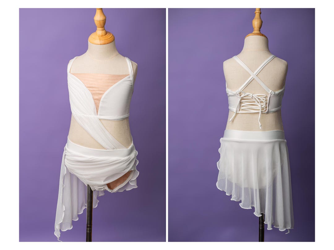 Ready To Ship Costume Dance Costume White Lyrical Ready To Ship Dance ready-to-ship-costume-dance-costume-white-lyrical-ready-to-ship-dance