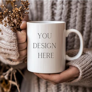 White Ceramic Mug Mockup White Mug Plain Mockup Coffee Mug Mockup Ceramic Mug 11oz White Cup Mockup Lifestyle Home Office