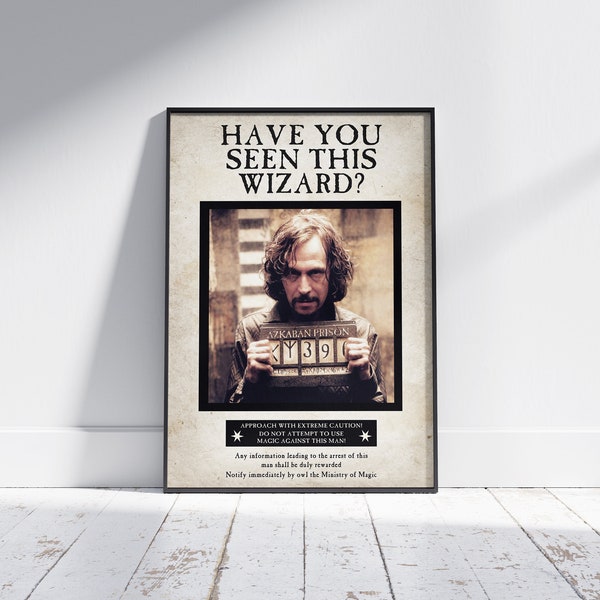 Printable "WANTED" Dark Wizards Poster, Digital Download, Digital Wall Poster, Instant Download, Home Decor, Famous Movie Poster, Have You