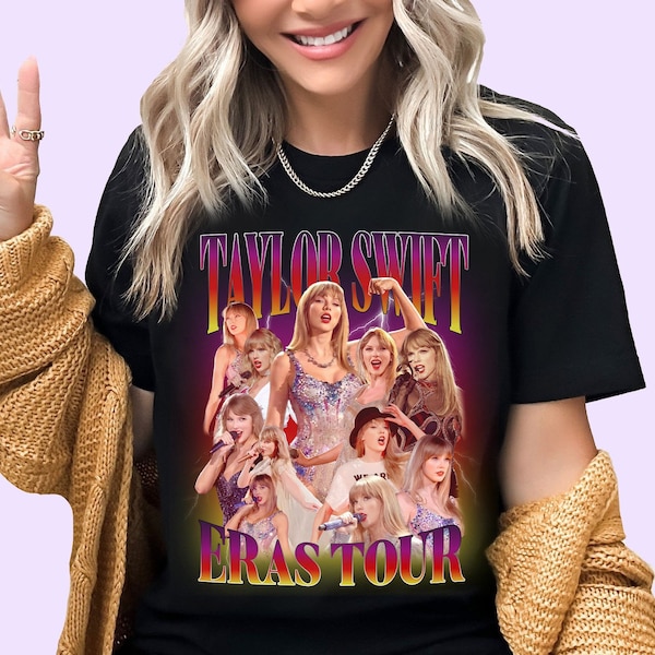 Camicia Eras Tour, maglietta per fan di Taylor Swift, Swiftie Merch, abito da concerto di mezzanotte, abito Essential Tourn, maglione per ragazze, fan di Swiftie, t-shirt