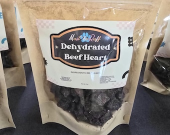 Dehydrated Pet Treats (Beef Hearts)