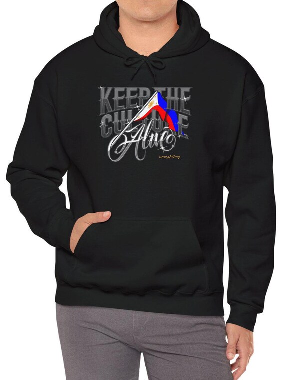 Filipino Hoodie - Philippines Flag Cultural Unisex Sweatshirt, Filipino Pride Pullover, Heritage Blend Hoodie, Filipino clothing
