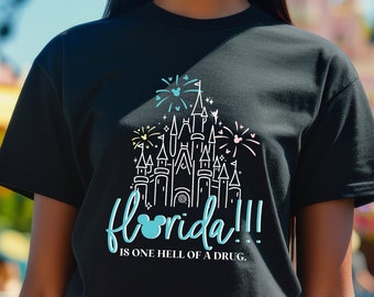 Florida Cinderella Castle T-Shirt: Taylor Song Graphic Bella + Canvas 3001