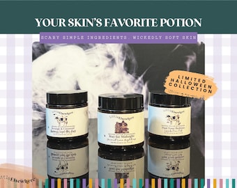 Personalized Halloween Tallow Moisturizer | Custom Whipped or Balm Tallow | Spooky Skincare Gift