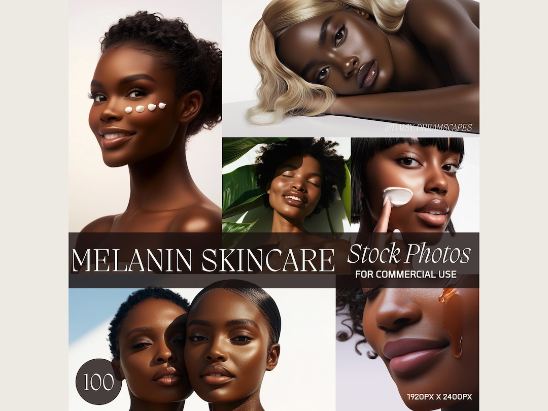 Melanin Skincare Stock Photos Skincare Website Stock Photo Beauty ...