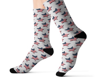 Socks: USA Star Flags