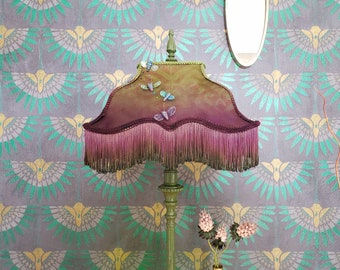 Hobbit Silk Lampshade with Tiny Moths