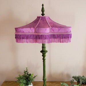 Silk Amethyst Pink Lampshade