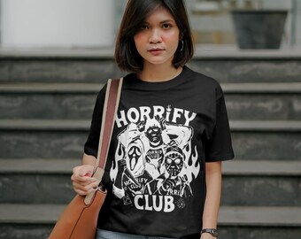 Children's Unisex Cotton Halloween Horrify Club Slasher T-Shirt