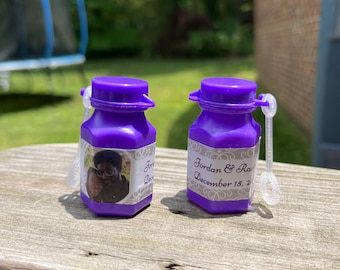 Custom Bubbles: Personalized Wedding, Birthday, Event Party Favors
