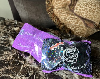 Custom RingPop Wrapper: Personalized Party Favors (Candy Included)