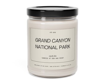 National Park Candle | Grand Canyon National Park Soy Candle
