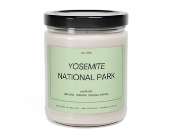 National Parks Candle | Yosemite National Park Soy Candle