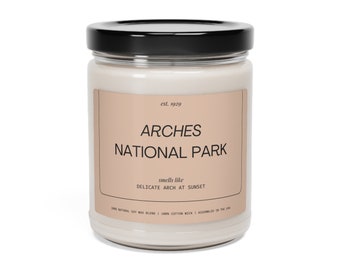 National Parks Candle | Arches National Park