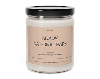 National Parks Candle | Acadia National Park Soy Candle