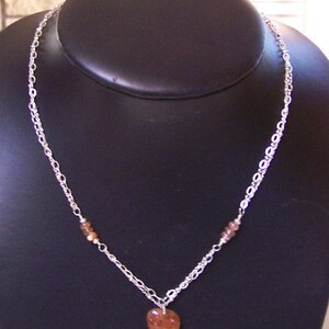 Sapphireskies Designs Sterling Silver Sunstone Necklace