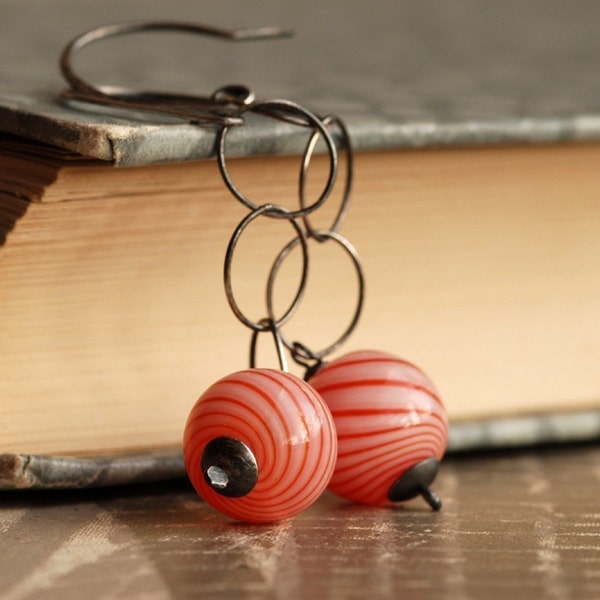 candy cane earrings