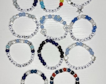 Billie Eilish Hit me hard and soft beaded bracelets