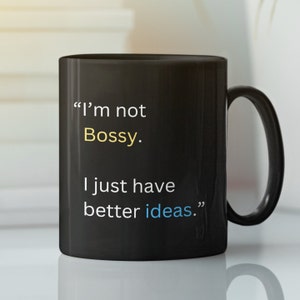 Funny Sarcastic Phrases Coffee Mug, Black Mug, 11oz, 15oz, Novelty Gift, Humorous Quote Cup, Office Desk Decor