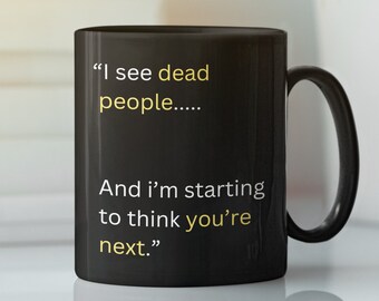 11oz and 15oz black ceramic gloss coffee mugs | humour mugs | offensive mugs for friends | printed joke mugs | gift mugs for family.
