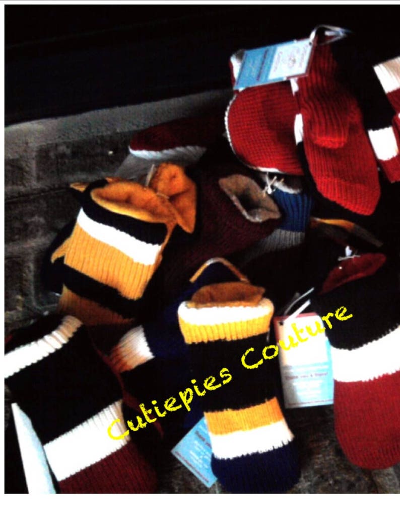 Your hockey socks custom fleece miten choppers all sizes image 1