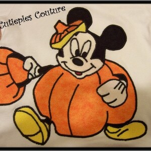 cutiepies couture halloween pumpkin mouse applique tee custom boutique boys and girls image 4