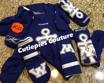 Send me Your Hockey jersey custom fleece mitten choppers all sizes Custom made for you! Custom Jersey or Shirt Mittens