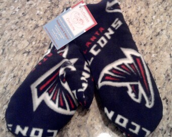 Custom fleece Atlanta Falcons fleece mittens all sizes