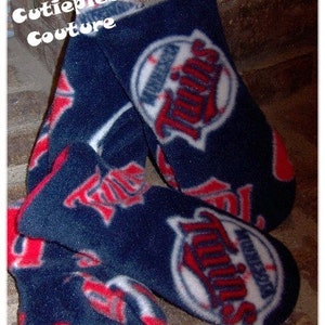 Custom Boutique boys and girls fleece mitten childrens adult You Choose the colors image 3