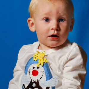 Cutiepies Couture Silly lil snowman winter shirt Boys and girls image 4