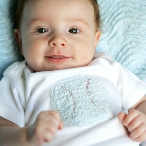 New Cutiepies Couture Custom boutique boys chenille baseball shirt or onsie image 2