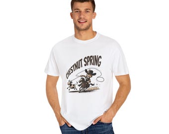 チェスナット・スプリングス | ロマンタジー・リーダー | ウエスタン・カウボーイTシャツ | ブックギフト | カウボーイ・ロマンス | ブックシャツ | ブッククラブ | エルシー・シルバー