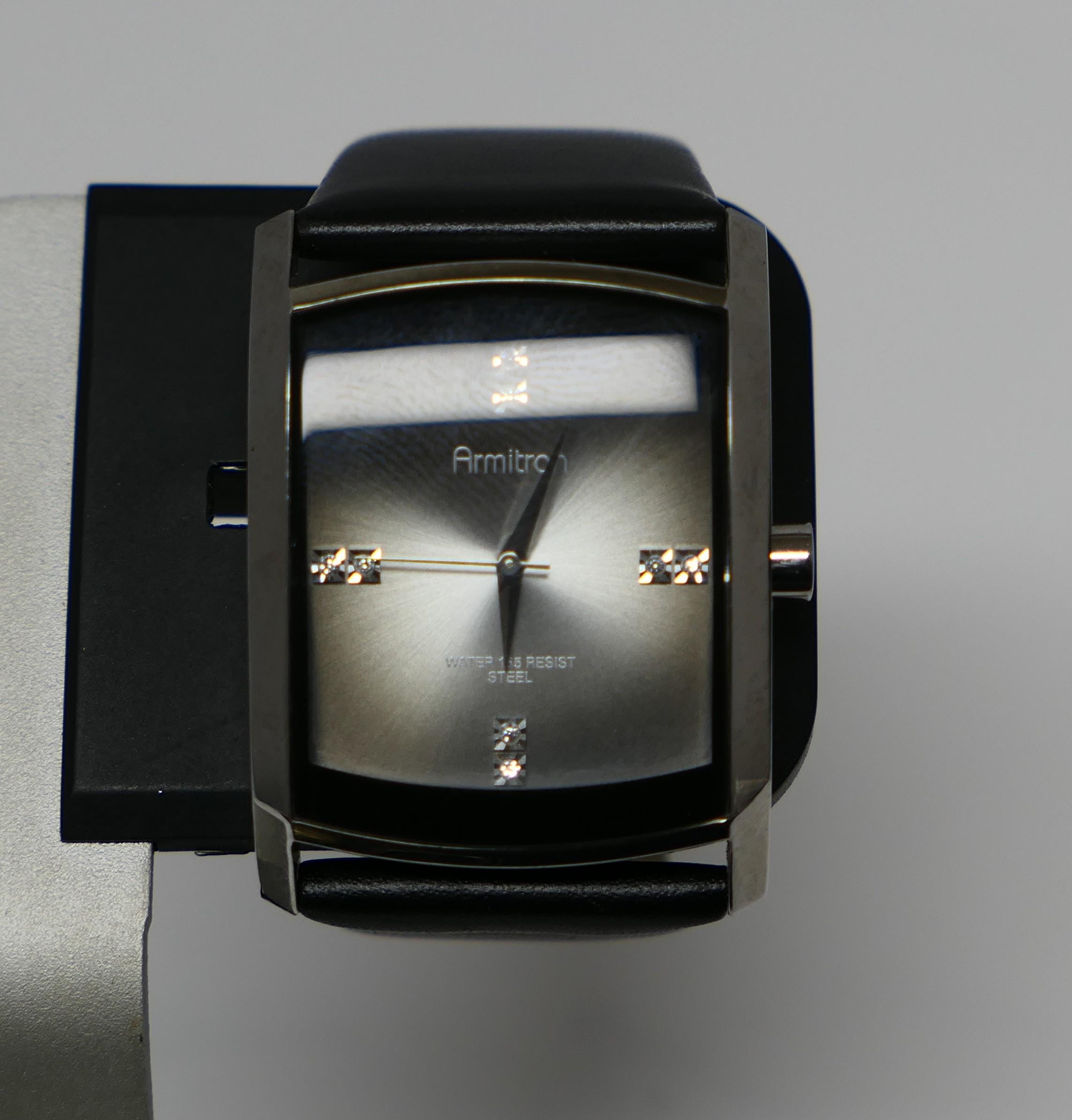 Vintage Armitron Swarovski Crystal Dress Watch Vintage Ladies Armitron Watch With Genuine Swarovski  main image 2