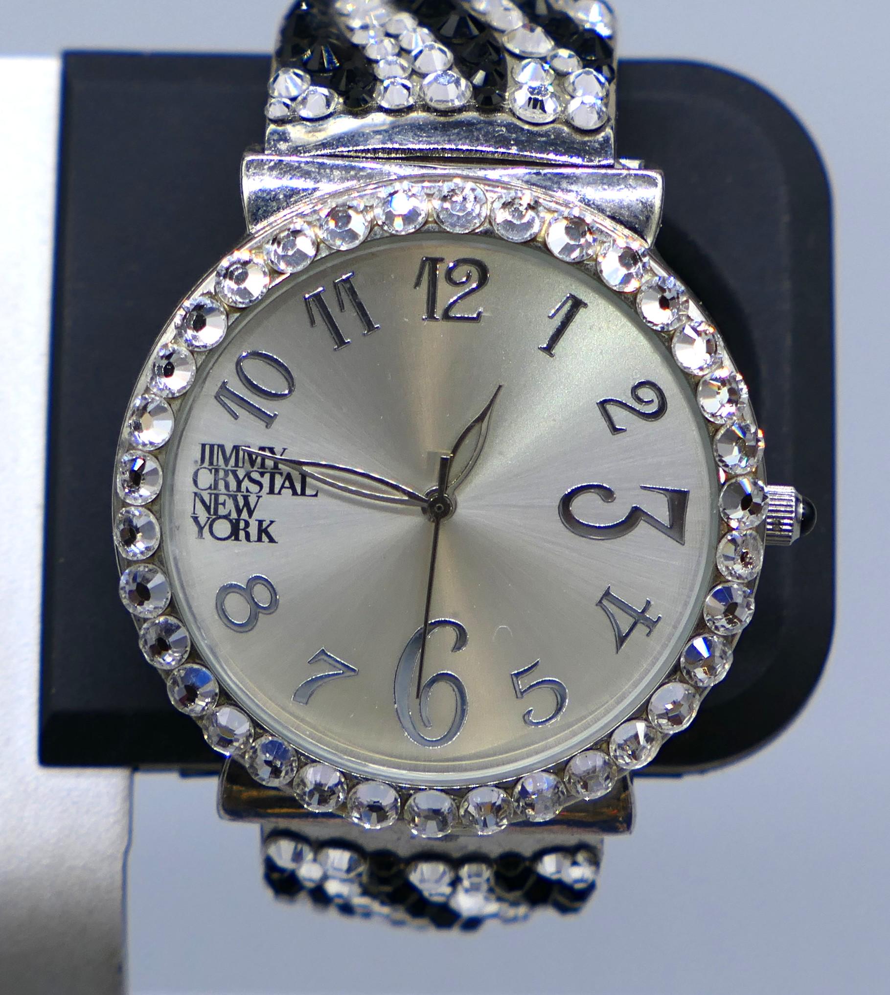 Jimmy Crystal New York Swarovski Crystal Cuff Watch NIB f?quality=0.8&width=1425 main image 2