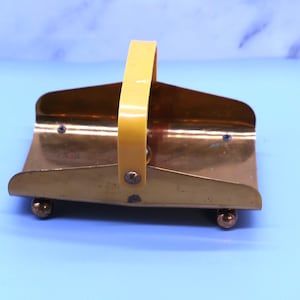 Vtg Art Deco Chase Messing Serviettenhalter Bakelit Griff & Ball Gewicht