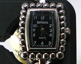 Bellajulz Silver Tone Faux Pearl Watch Bracelet (New Battery)