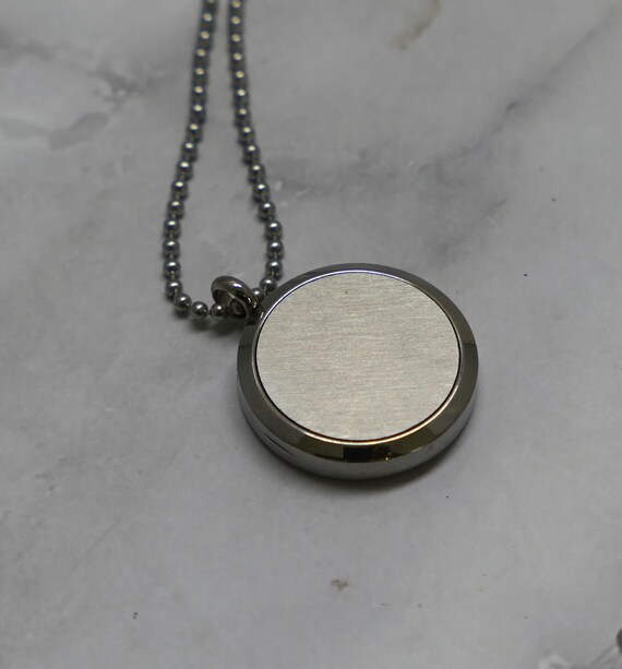 Tree Of Life Essential Oil Necklace in Stainless Steel View 3