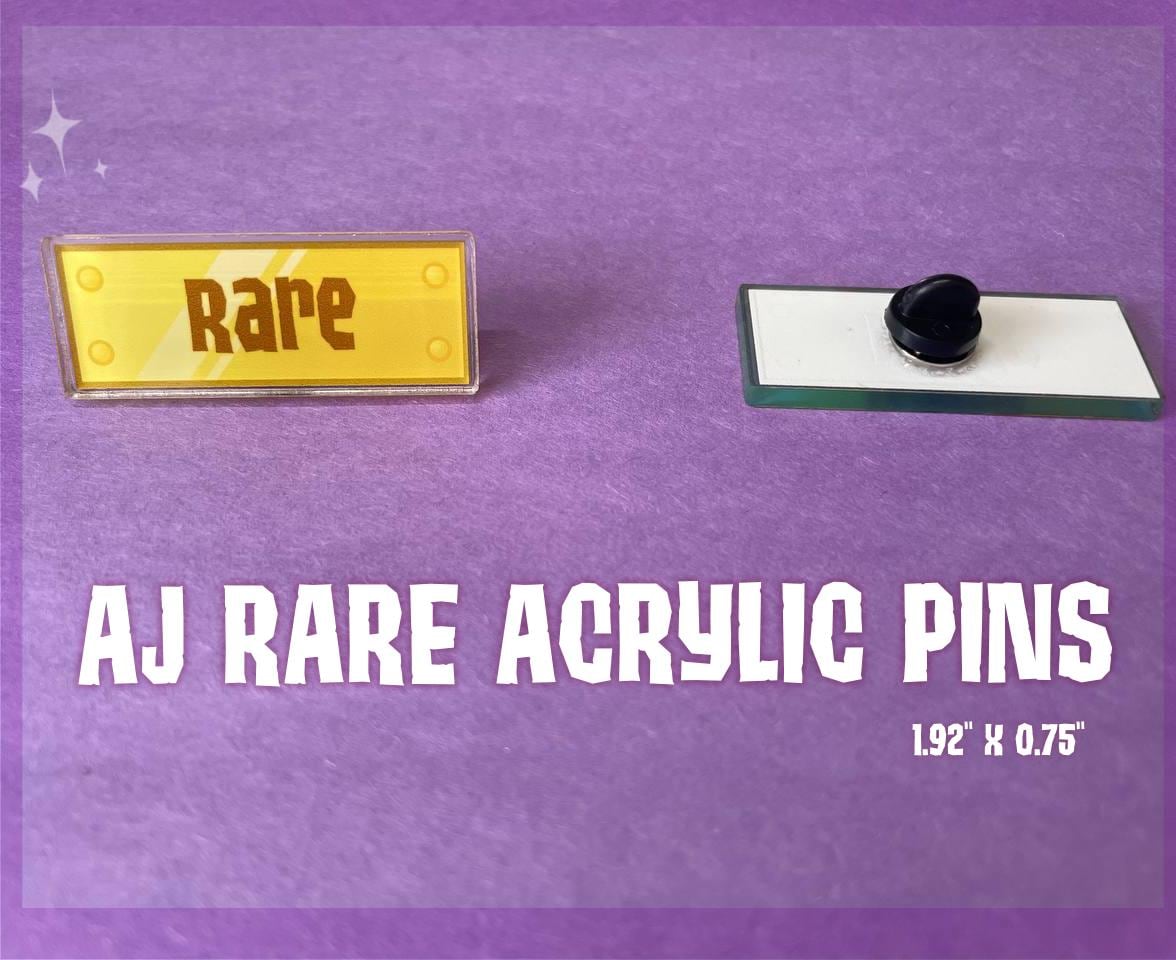 Rareware Pin AJ RARE Acrylic Pin - Etsy
