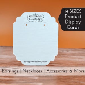 Boucles d'oreilles du sud-ouest de forme unique personnalisées avec votre logo et votre texte | DS0125