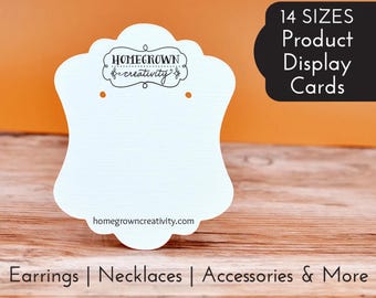 Custom Earring Display Cards with your Logo
