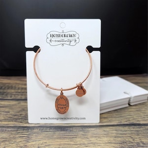 3,5 x 5 inch armband sieradenkaarten - productweergave | AANTAL 56+ | Voordelige groothandelsprijzen | Premium 130# omslagpapier | ECON0024