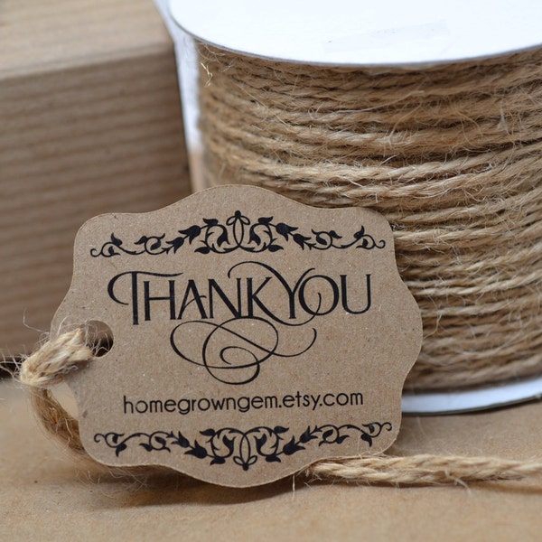 Rustic Ornate Gift Tags Thank You Tags Hang Tag Price Tag  DS007