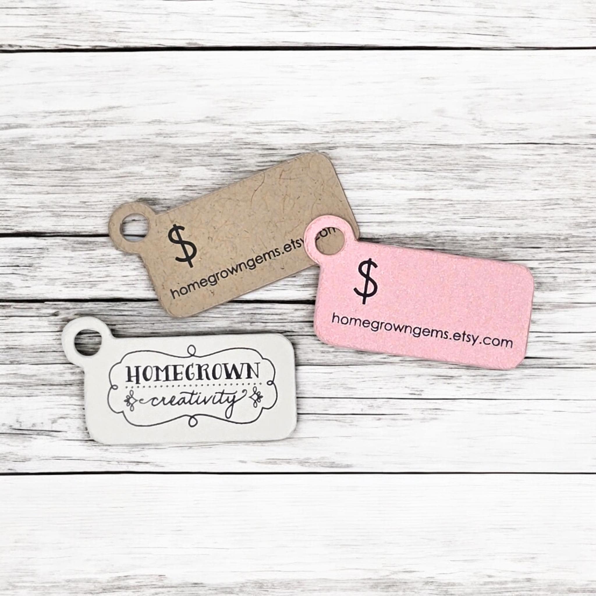 500 Étiquettes Prix Kraft - 2.8x4.5cm - Avec Cordon - Pour Bijoux, Vêtements, Marché