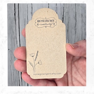 Personalisierte Schmuck Display Karten Dome Top Rahmen Seiten | 20 GRÖßEN | Beinhaltet Ihr Logo | Verpackung | Ohrringe Halskette Hairbow | SP2025
