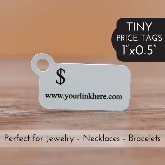 250 TAGS 0.5x1 Price Tags Tiny Jewelry Tags Packaging Tag