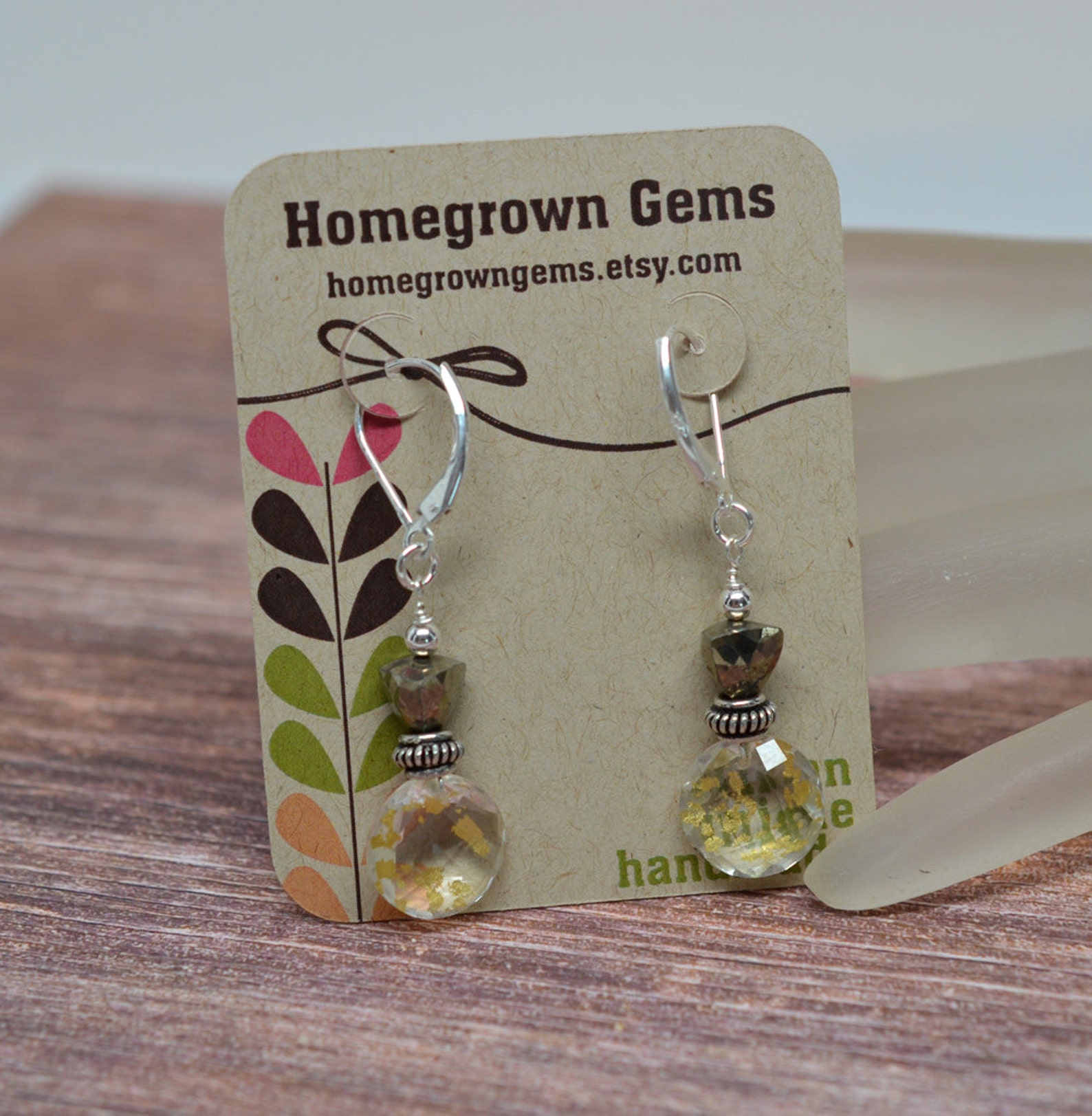 Custom Earring Cards Customized Personalized Retro Flowers Etsy