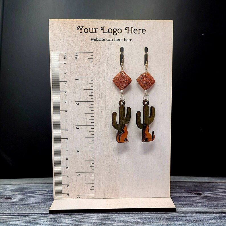 Tall 6 Earring Display Photography Prop Ruler - Etsy