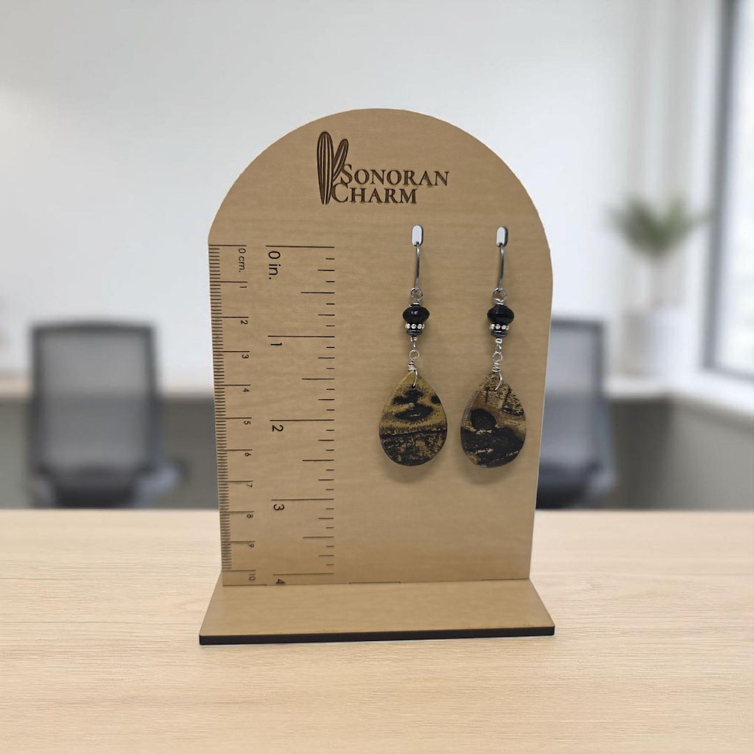 Giant Ruler Props Earring Display Photography Prop Ruler 4