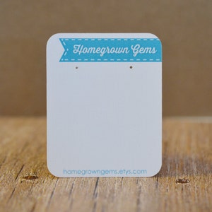 Custom Earring Cards Flag Bunting Jewelry Display Cards Personalized