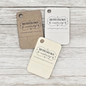 168 TAGS |  Perforated Price Tags - 1&quot;x1.5&quot; Tear Away Bottom - Jewelry Hang Tags